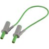 VOLTCRAFT VC8063530 Safety test lead Banana jack 4mm25.00 cm; Green; MSB-5010 A