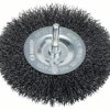 Szczotka tarczowa, 100 mm, 0,3 mm, 4500 obr./min, 10 mm Bosch Accessories N/A N/A Ø trzonka 6 mm 1609200273 1 szt. Bosch