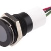 Lampka kontrolna do montażu panelowego 24V dc 14mm LED Wyprowadzenia RS PRO