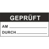 Aluminum label, (L x W) 18 x 37 mm, black/white, sheet, 12902-842-01 KARTE M.10ST, package with 10 pieces