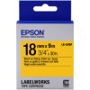 Epson C53S655003 Epson Label Cartridge Pastel LK-5YBP Black/Yellow 18mm (9m)