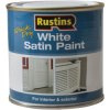 Rustins WHISW250 White Satin Paint 250ml