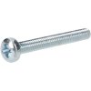 R-TECH 337211 Pozi Pan Head Machine Screws BZP M6 50mm - Pack of 100
