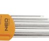 Klucze Torx, z magnesem /zestaw 9 szt./ 09-526