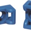 Mounting base, for screw fastening, ETFE, blue, (L x W x H) 17.8 x 11.8 x 8.8 mm, 151-00653