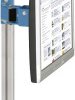 Manuflex LZ8205.5012 ESD Monitor ESD do portali aluminiowych o pojedynczym przegubie 80 mm, adapter VESA 100 mm, kolor n