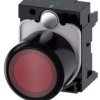 Siemens 3SU12010EB200AA0 Przycisk 3SU1201-0EB20-0AA0, 22.3 mm, 1 szt.