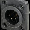 NC4MDX-TOP XLR chassis plug, 4-pin, True Outdoor Protection