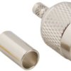 TNC plug 50 Ω, RG-58, RG-141, LMR-195, Belden 7806A, Belden 9311, crimp connection, straight, 031-2367-RFX