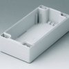 ABS enclosure shell, (L x W x H) 160 x 80 x 40 mm, light gray (RAL 7035), C1081601