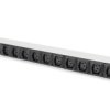 Listwa Zasilająca Pdu 19 Rack 10X Gniazdo C13 2M 1X Wtyk C14 10A Zab....