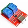 2-Channel 5V USB Controlled 10A / 230V Relay Module