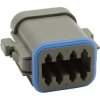 Plug housing, for rectangular miniature plug, PX0105S08AGY