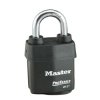 Kłódka średnica szekli: 8 mm Master Lock Kłódka Odporność na wpływy atmosferyczne Do zastosowań na zewnątrz Stal Czarny