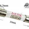 3,15A bezp. ceramik zwłoczny 6,3x32mm 500V