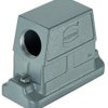 Grommet housing, size 16B, die-cast aluminum, M40, angled, screw locking, IP69/IPX9K/IP68/IP66, 19396160548