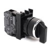 Przycisk pokrętny, 1NO, 0-I stabilny, 90 stopni, T0-B100T20
