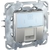 UNICA TOP Gniazdo komputerowe RJ45 kat.5 UTP aluminium MGU50.421.30Z SCHNEIDER ELECTRIC