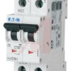 Wyłącznik nadprądowy MCB, Typ C, 2-biegunowy, 20A, 240 → 415V, 60V, na szynę DIN, Eaton, FAZ