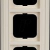 1723-832 Cover frame 3-gang, ivory white - Busch-dynasty®