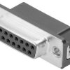 Weidmüller D-SUB F6.3 T15HU 3.2B4 TY BK 2701730000 Złącze żeńskie D-Sub 90 ° Ilość styków: 15 lutowane 1 szt.