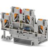 Listwa zaciskowa rozłączna Phoenix Contact 12 → 24AWGWciskane PTU 4-TG-P 20A 400 V
