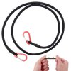 ELASTYCZNA LINKA DO MOCOWANIA BAGAŻU 120cm czarna z karabińczykami bungee