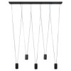 Lampa wisząca Toledo czarna 5xGU10 Light Prestige