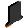 Base element, PA, (W x H x D) 12.5 x 109.2 x 107.4 mm, black, for OMNIMATE enclosure, 1104180000