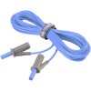 VOLTCRAFT VC8063470 Safety test lead Banana jack 4mm5.00 m; Blue; MSB-5010 A