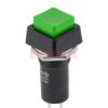 PRZEŁĄCZNIK PBS12A-G ZIELONY KWADRATOWY 1A/250VAC