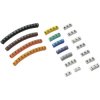 TruComponents 40977 Cable marker 0 - 9/A/E/L/N/R/S/T/-/+ OD 2-5mm 545010