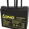Akumulator ołowiowy Long U1-36NE U1-36NE, AGM, 12 V, 36 Ah