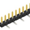 Pin header, 9 pole, pitch 2 mm, angled, black, SLY7SMD0369S