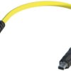 Connection cable, 10 m, T1 industrial plug straight to T1 industrial plug straight, AWG 26-7, 33280202001100