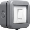 BG WPB14 IP55 Weatherproof IP55 Single Bell Push Switch, 10A