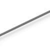 Vandal-proof pushbutton switch, 1 pole, silver, illuminated  (red/blue), 3 A/250 VAC, mounting Ø 19.2 mm, IP67, 3-2316542-8