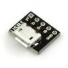 MicroUSB typ B 5 pin - złącze do płytki stykowej - MSX