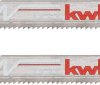 Brzeszczoty do wyrzynarek, do obróbki metalu, bimetaliczne, 2 x drobne kwb 621130 2 szt.