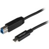 StarTech.com USB31CB1M 3.3ft (1m) USB-B to USB-C Cable, USB 10Gbps Data Cord, U