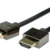 Roline HDMI kabel Wtyczka HDMI-A, Wtyczka HDMI-A 3.00 m czarny 11.04.5593 standard HDMI Kabel HDMI