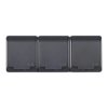 Hermes Gniazdo hermetyczne potrójne z/u Schuko antracyt 16A IP44 0326-07