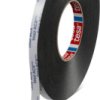 Adhesive tape, 12 x 0.8 mm, double sided, foamed acrylate, black, 25 m, 07063-00009-22