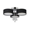 Lampa Sufitowa Gambela 3 Czarna Lp-991/3C Bk Light Prestige