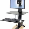 Monitor Ergotron WorkFit-S, średniej wielkości HD z Worksurface