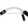 Adapter USB GN typ C- USB WT typ C- GN Jack3,5 st.