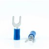Insulated forked cable lug, 1.5-2.5 mm², AWG 16 to 14, blue, BYB-4-07F5025