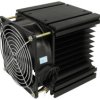 Radiator; Y-110; do SSR 3-fazowych; z wentylatorem 220V AC; 0K/W; czerniony; 110mm; 125mm; 135mm; TriHero