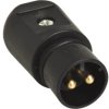 Wtyczka przenośna 16A 2P 48V /do PFS SELV/ czarny 12810-3004