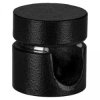Uchwyt ozdobny do kabla ścienny sufitowy aluminiowy czarny fi: 11mm